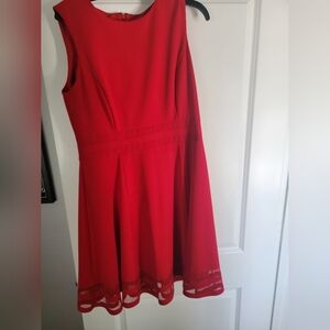 Calvin Klein Red Cocktail Dress